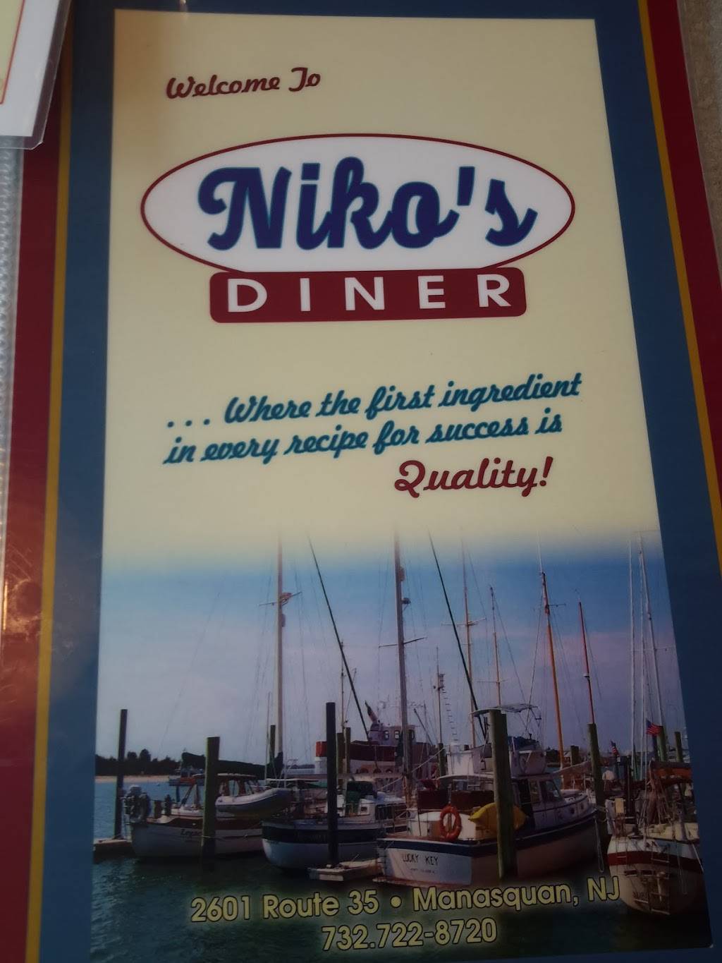 Niko’s Diner | restaurant | 2601 NJ-35, Manasquan, NJ 08736, USA | 7327228720 OR +1 732-722-8720