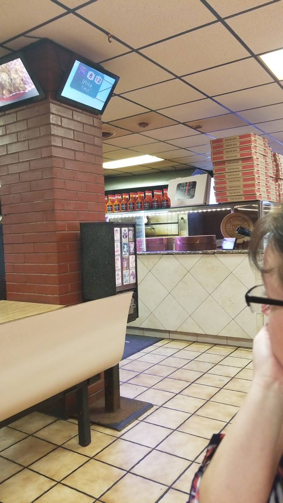 Francos Pizza & Italian Deli | restaurant | 411 Trenton Rd, Utica, NY 13502, USA | 3157246232 OR +1 315-724-6232