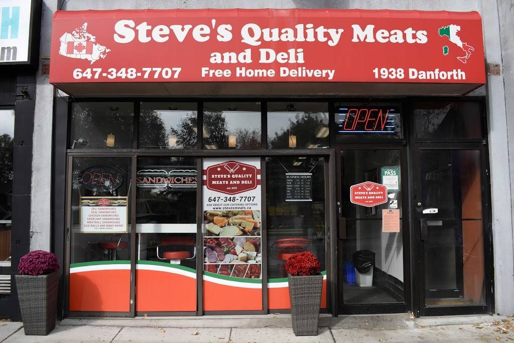 Steve’s Quality Meats and Deli | restaurant | 1938 Danforth Ave, Toronto, ON M4C 1J4, Canada | 6473487707 OR +1 647-348-7707