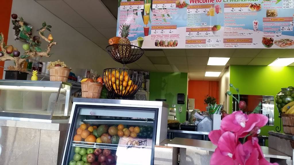Jugos El Manantial | restaurant | 13509 Telegraph Rd # C, Whittier, CA 90605, USA | 5629469520 OR +1 562-946-9520