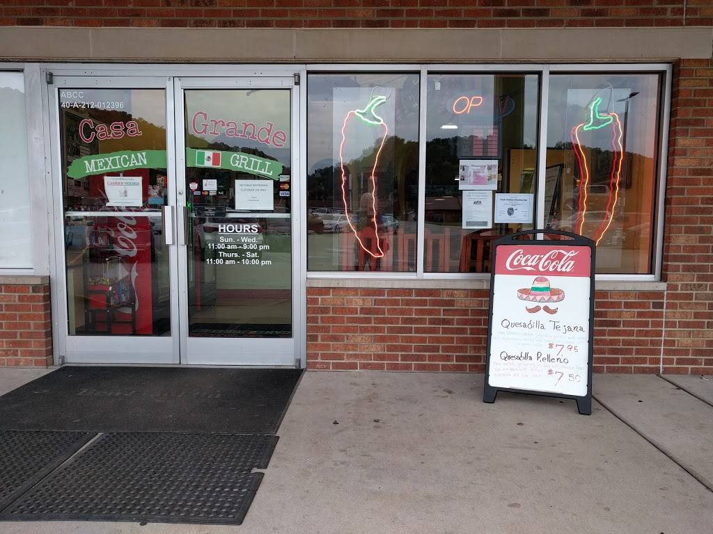 Casa Grande Mexican Grill | restaurant | 101 Roosevelt Blvd, Eleanor, WV 25070, USA | 3045864279 OR +1 304-586-4279