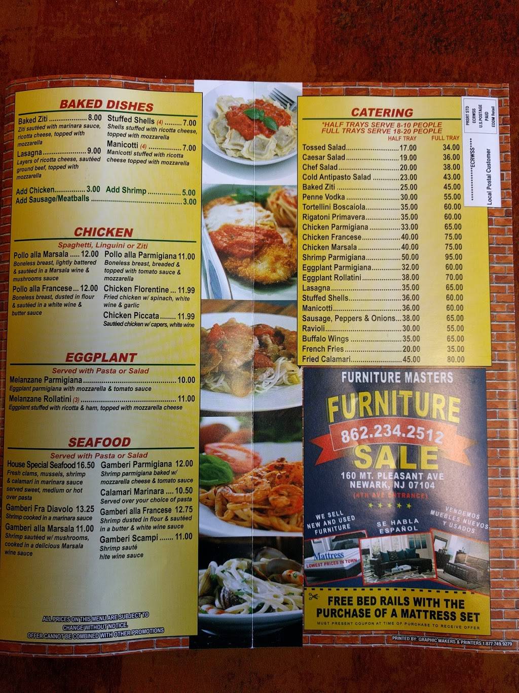 Mario’s pizza | restaurant | 1413 McCarter Hwy, Newark, NJ 07104, USA | 9734972031 OR +1 973-497-2031