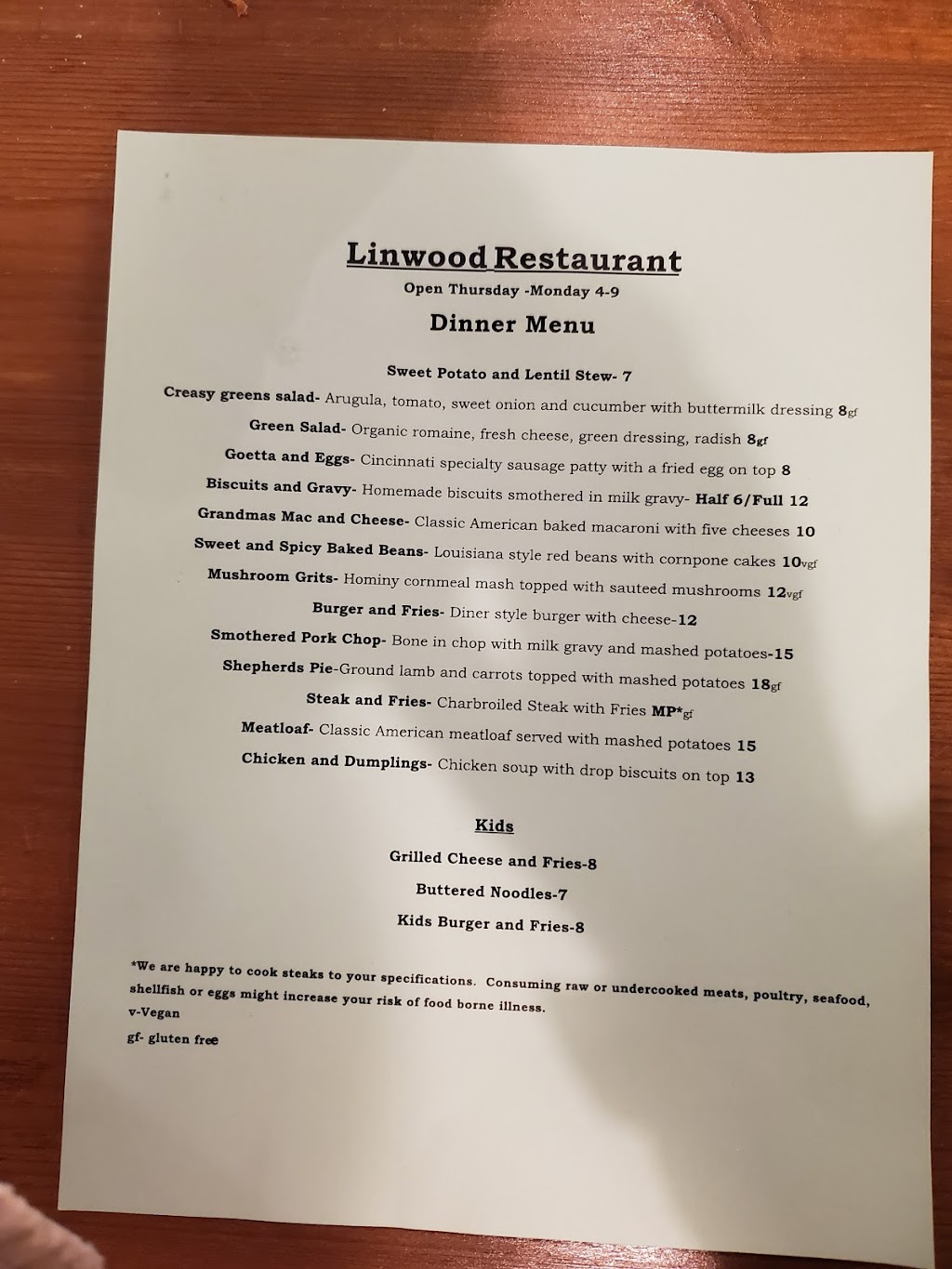 Linwood | restaurant | 108 Glover St N, Twisp, WA 98856, USA | 5134070514 OR +1 513-407-0514