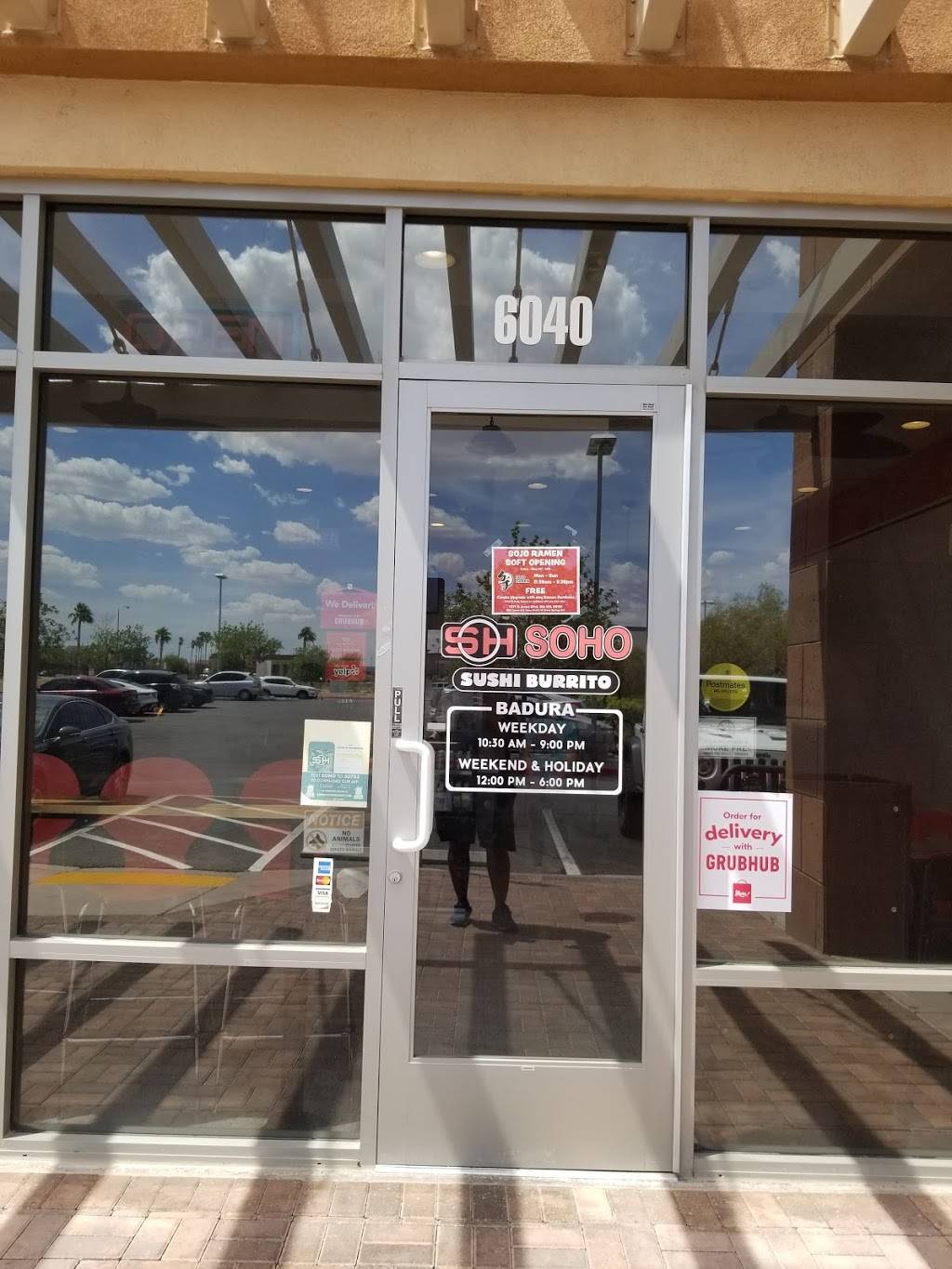 SOHO Sushi Burrito | restaurant | 6040 Badura Ave, Las Vegas, NV 89118, USA | 7029061799 OR +1 702-906-1799