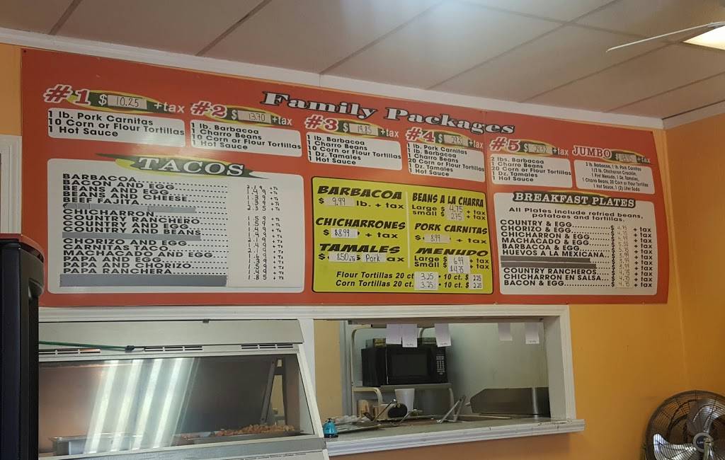 Tonys Barbacoa | restaurant | 6363 Montgomery Dr, San Antonio, TX 78239, USA | 2105907696 OR +1 210-590-7696