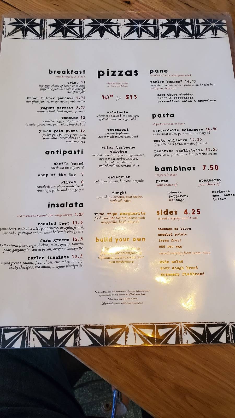 The Parlor @ Sky Harbor | restaurant | 3251 E Sky Harbor Blvd 4th floor, Phoenix, AZ 85034, USA | 4803719646 OR +1 480-371-9646