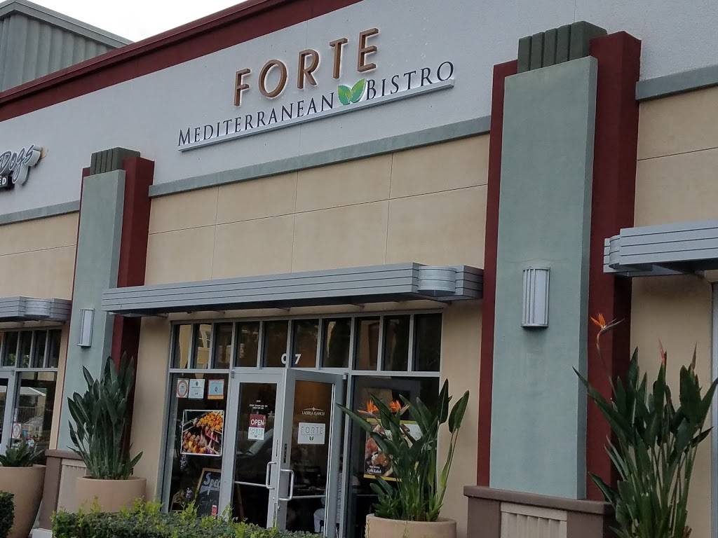 Forte Mediterranean Bistro | restaurant | 1701 Corporate Dr C7, Ladera Ranch, CA 92694, USA | 9493887999 OR +1 949-388-7999