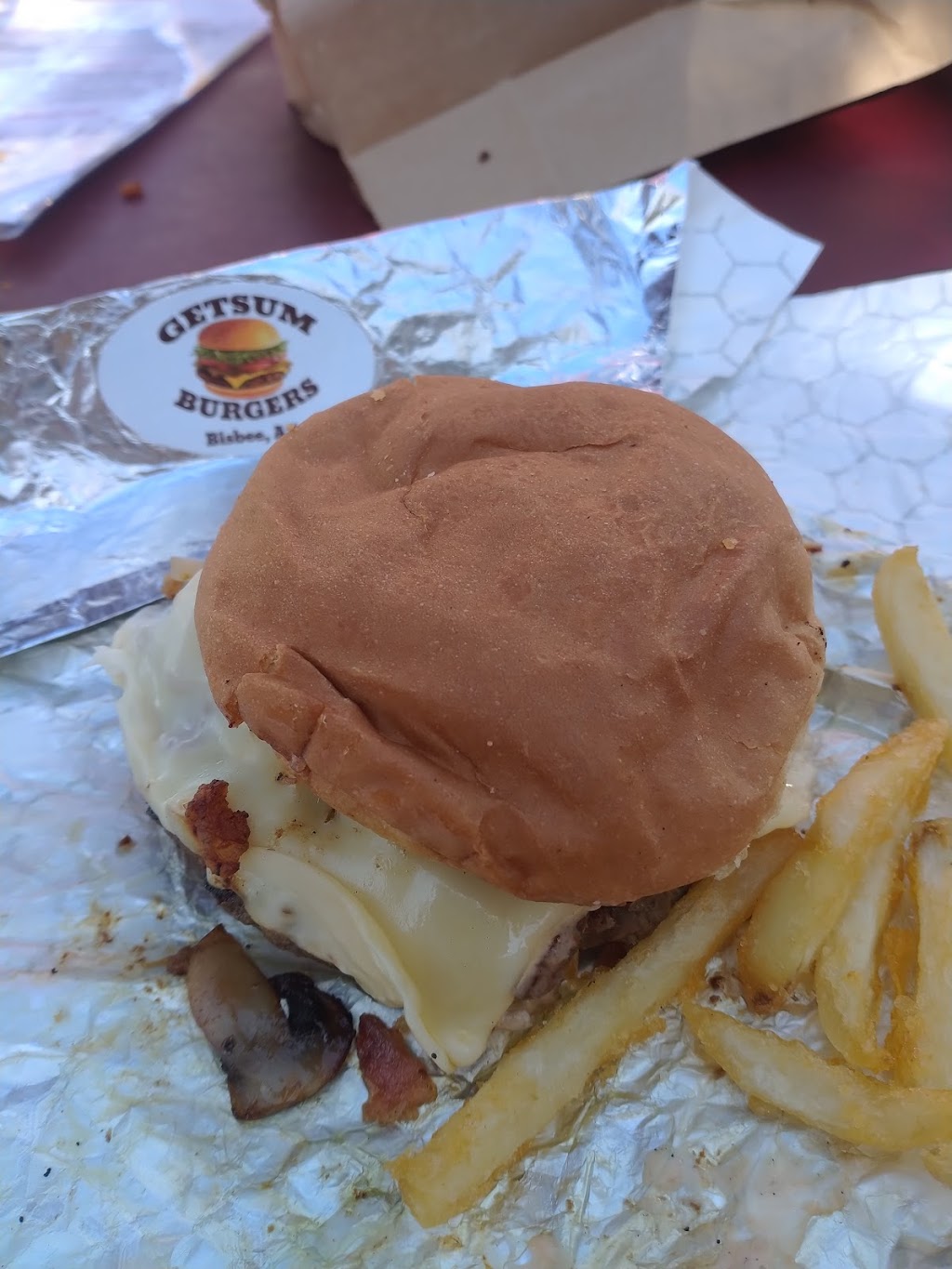 GETSUM BURGERS | restaurant | 60 Main St, Bisbee, AZ 85603, USA | 6024512426 OR +1 602-451-2426