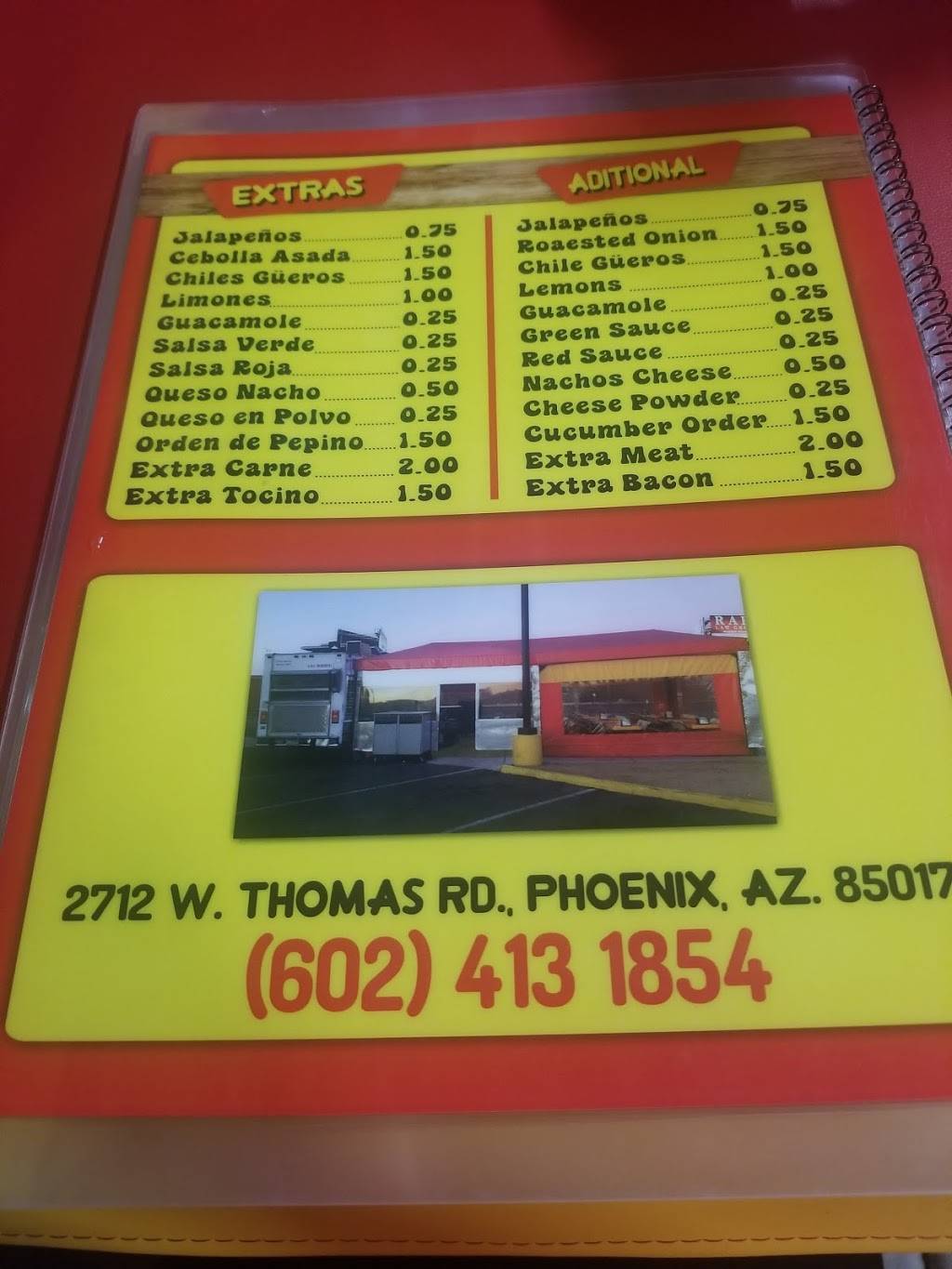 El Sabroso Hot-Dogs Estilo Sonora | restaurant | 2704 W Thomas Rd, Phoenix, AZ 85017, USA | 4809380847 OR +1 480-938-0847