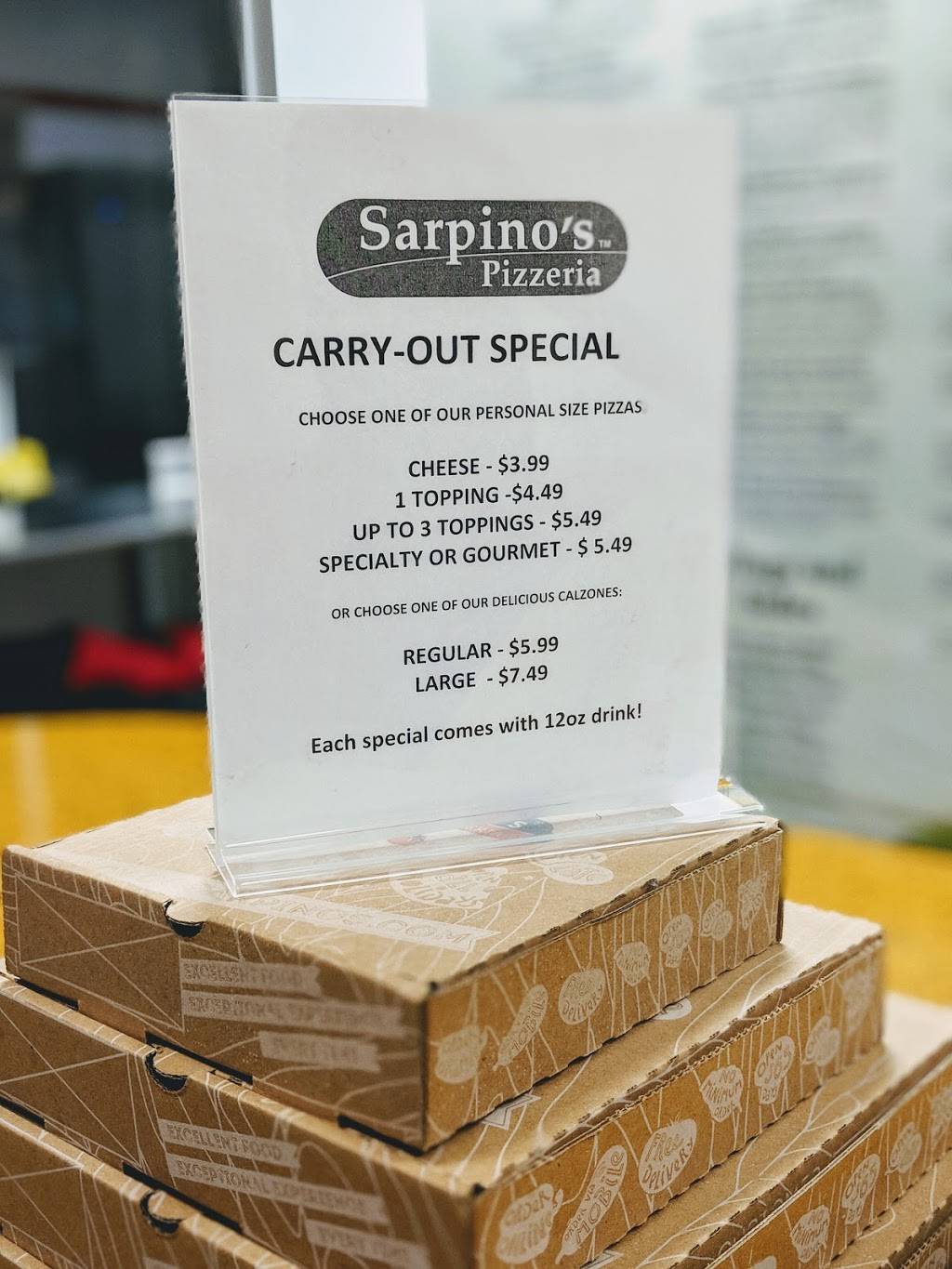 Sarpino’s Pizzeria | meal delivery | 2521 Piedmont Rd NE, Atlanta, GA 30324, USA | 6787320535 OR +1 678-732-0535