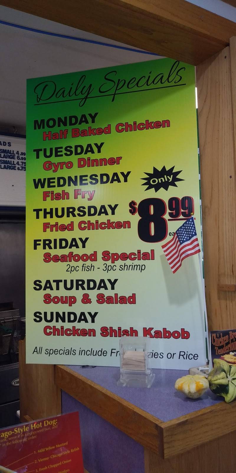 Alpha Gyros Plus | restaurant | 1907 S Calhoun Rd, New Berlin, WI 53151, USA | 2627847488 OR +1 262-784-7488