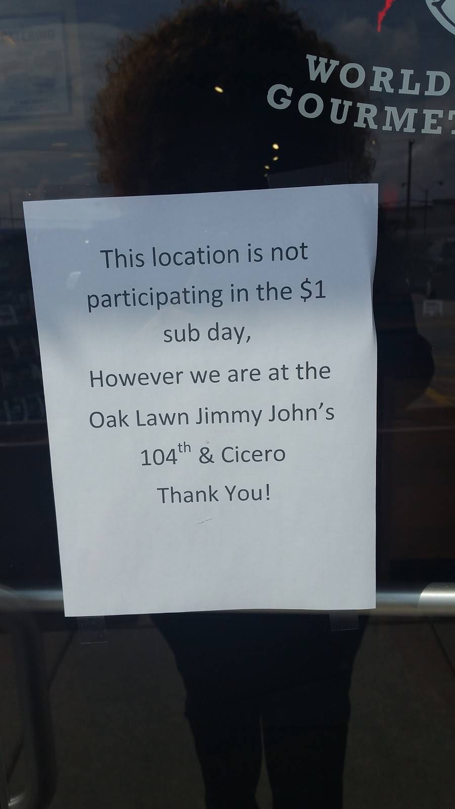 Jimmy Johns | meal delivery | 12064 S Cicero Ave, Alsip, IL 60803, USA | 7083856666 OR +1 708-385-6666