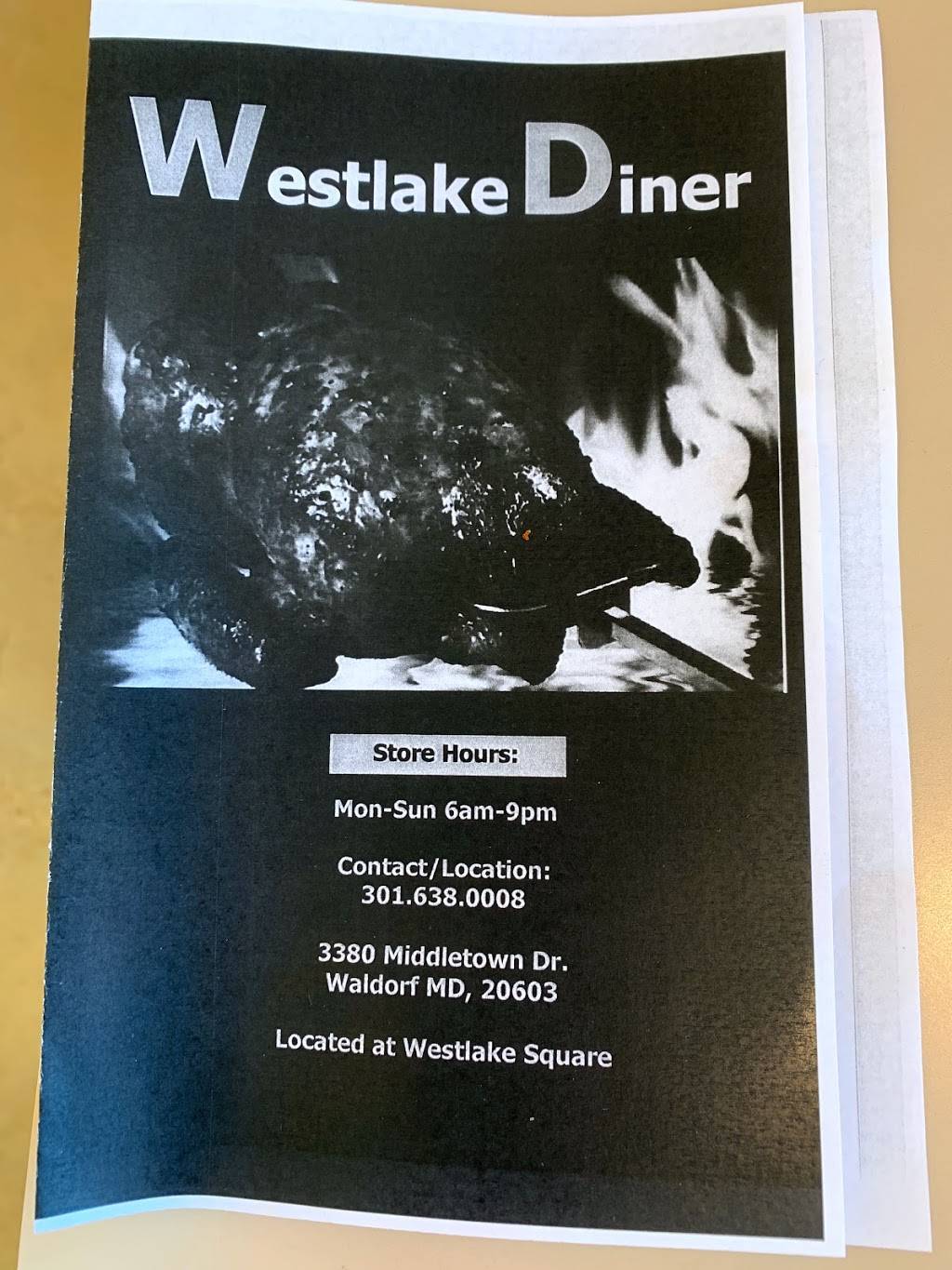 Westlake Diner | restaurant | 3380 Middletown Rd, Waldorf, MD 20603, USA | 3016380008 OR +1 301-638-0008