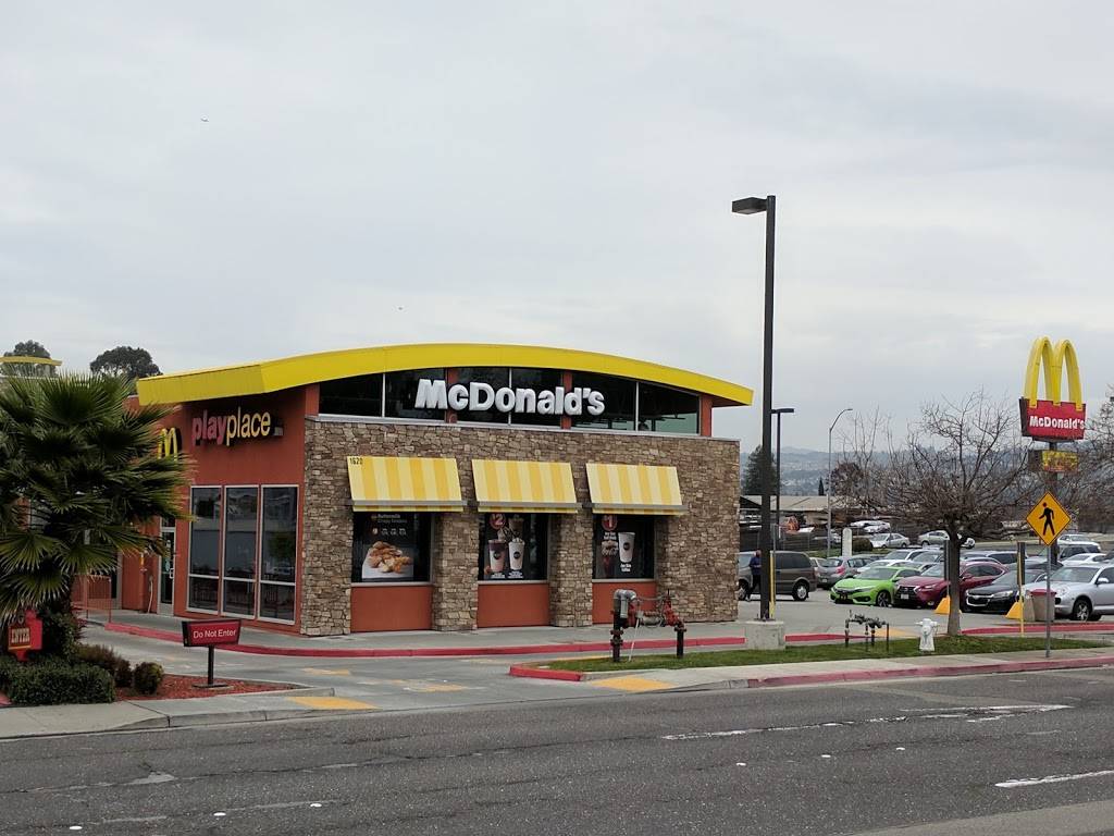 McDonalds | cafe | 1620 Strobridge Ave, Castro Valley, CA 94546, USA | 5108851351 OR +1 510-885-1351