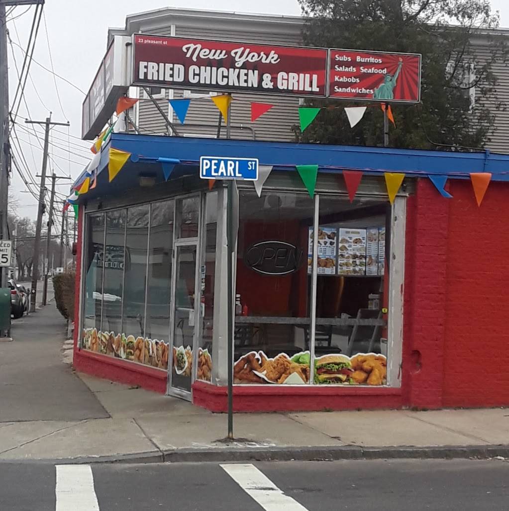 New York Fried Chicken & Grill | restaurant | 23 Pleasant St, Leominster, MA 01453, USA | 9787284432 OR +1 978-728-4432