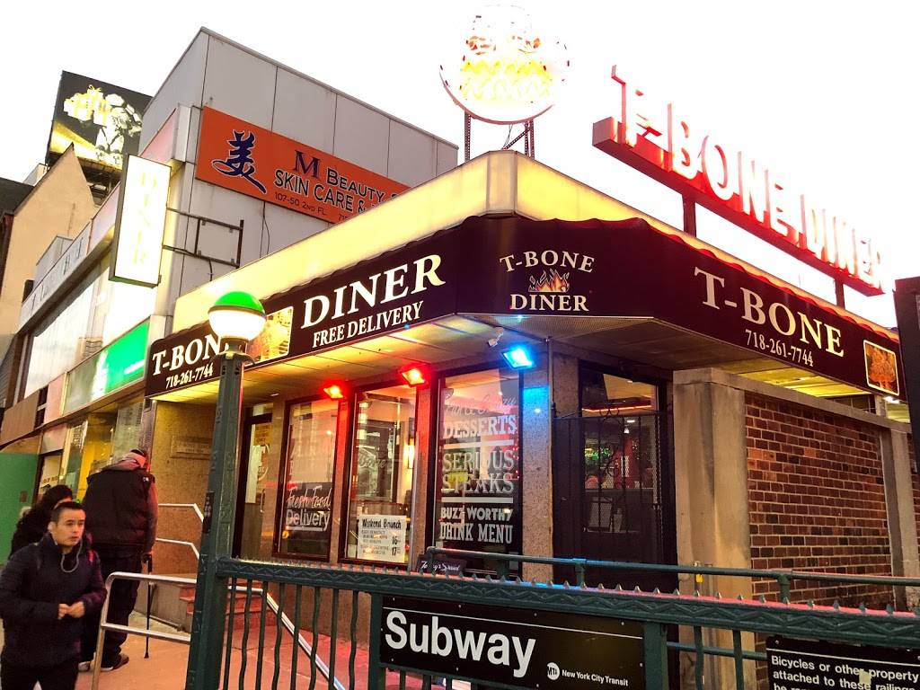 T-Bone Diner | restaurant | 10748 Queens Blvd, Forest Hills, NY 11375, USA | 7182617744 OR +1 718-261-7744