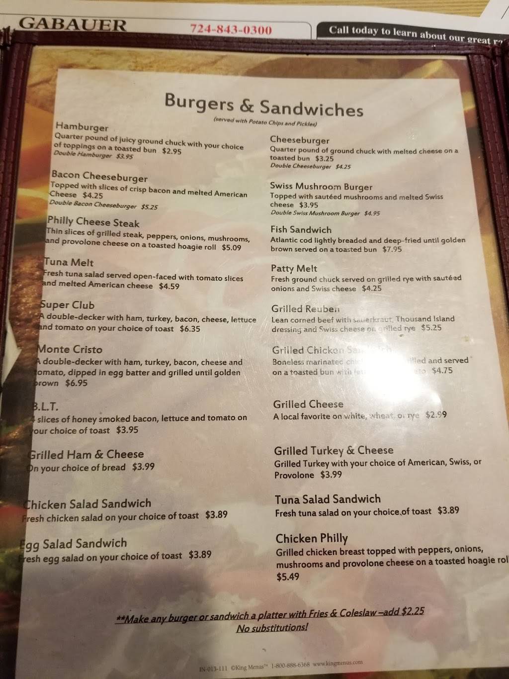 Towne Square Restaurant | restaurant | 518 3rd St, Beaver, PA 15009, USA | 7247745453 OR +1 724-774-5453