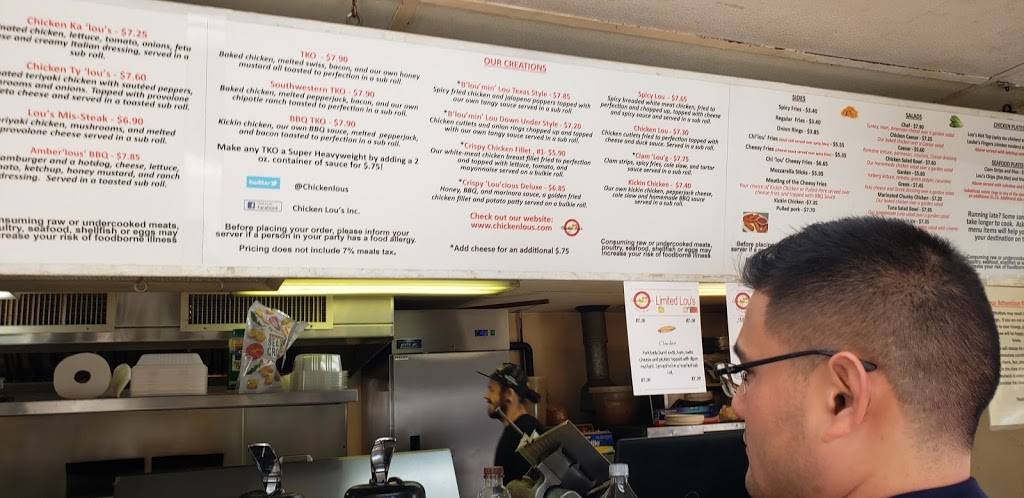 Chicken Lous Inc | restaurant | 50 Forsyth St, Boston, MA 02115, USA | 6178597017 OR +1 617-859-7017