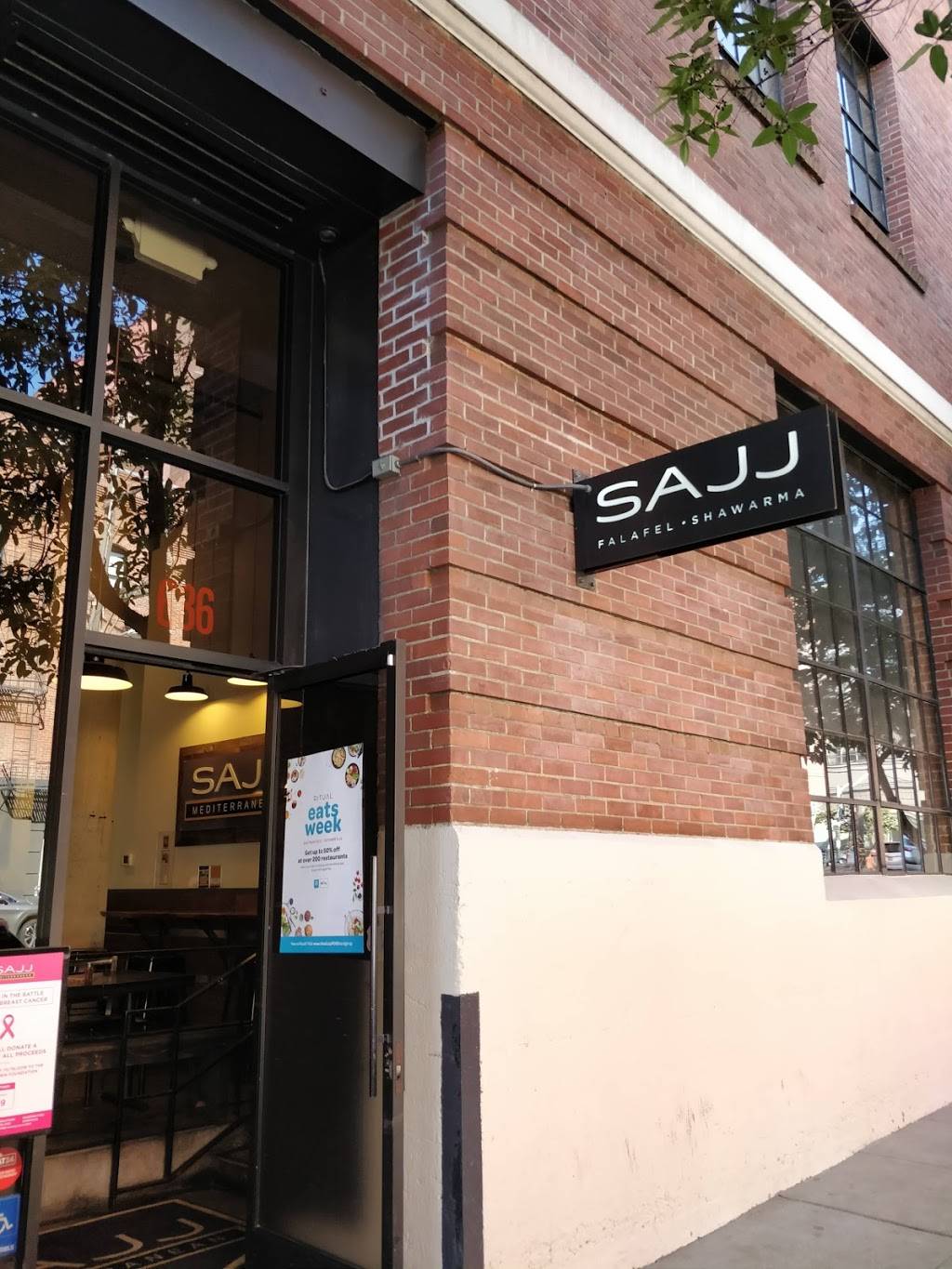 SAJJ Mediterranean SoMa | meal delivery | 636 2nd St, San Francisco, CA 94107, USA | 4156587577 OR +1 415-658-7577