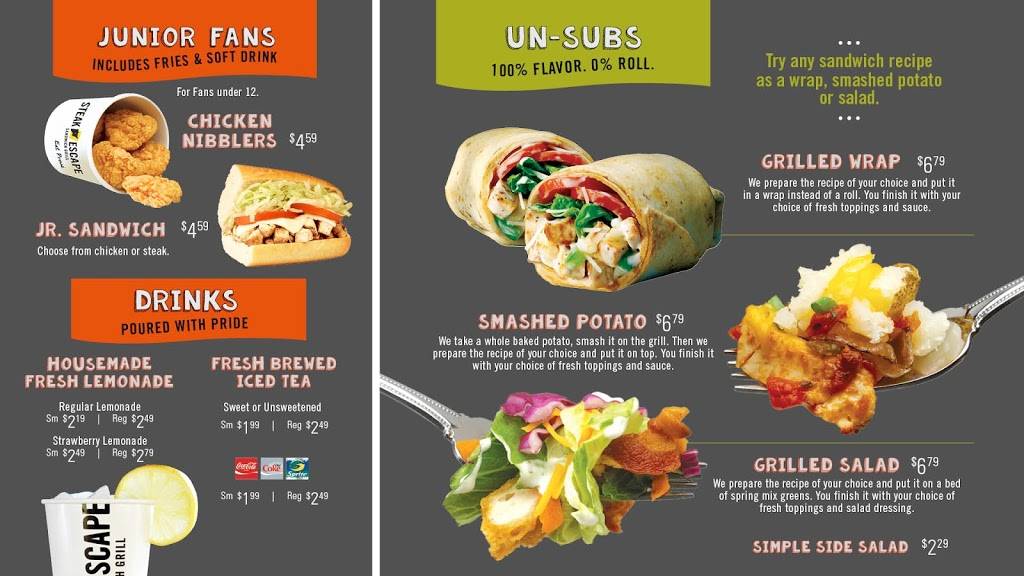 Steak Escape Sandwich Grill | restaurant | 2540 Hilliard Rome Rd, Hilliard, OH 43026, USA | 6147777616 OR +1 614-777-7616