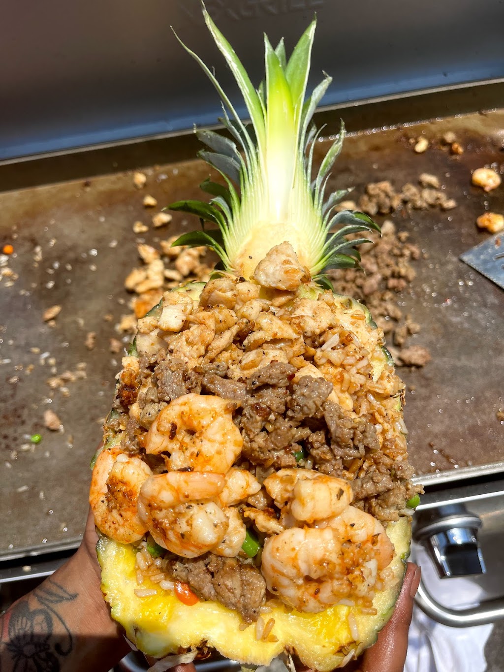 Pull Up Grill Hibachi | restaurant | Inside the Marathon Gas Station, 3399 N Arlington Ave, Indianapolis, IN 46218, USA | 4632671131 OR +1 463-267-1131