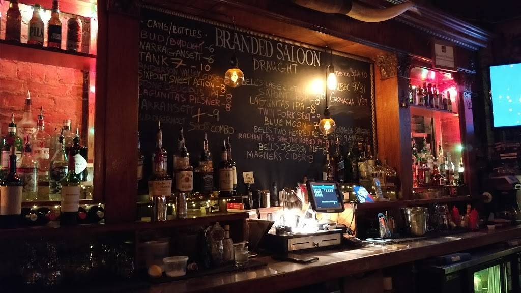 Branded Saloon | restaurant | 603 Vanderbilt Ave, Brooklyn, NY 11238, USA | 7184848704 OR +1 718-484-8704