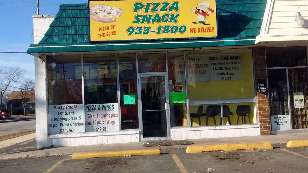 Pizza Snack | restaurant | 7450 Columbia Ave, Hammond, IN 46324, USA | 2199331800 OR +1 219-933-1800