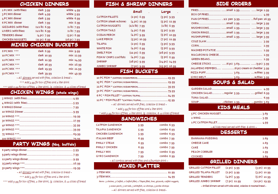 Hardys Fish & Chicken | restaurant | 996 E Steger Rd, Crete, IL 60417, USA | 7083042075 OR +1 708-304-2075