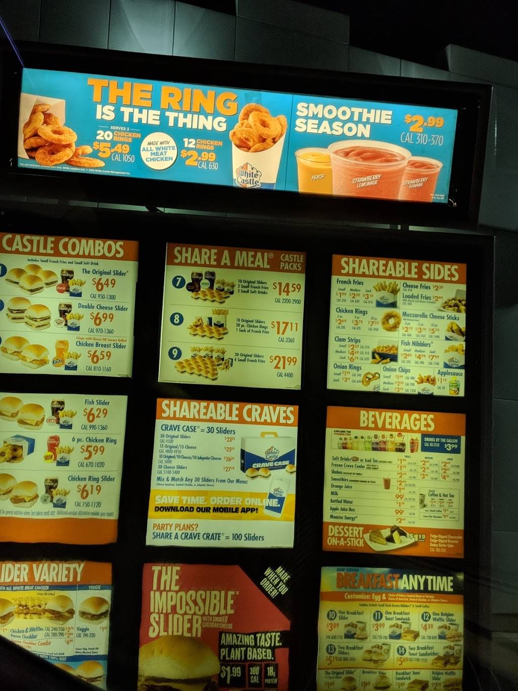 White Castle | restaurant | 480 Lyons Ave, Irvington, NJ 07111, USA | 9732820913 OR +1 973-282-0913