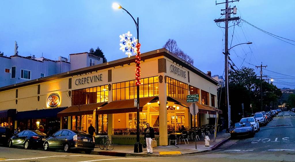 Crepevine | restaurant | 5600 College Ave, Oakland, CA 94618, USA | 5106582026 OR +1 510-658-2026