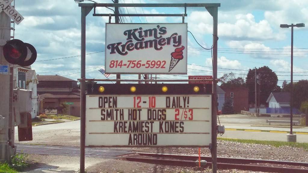 Kims Kreamery | restaurant | 114 E State St, Albion, PA 16401, USA | 8147565992 OR +1 814-756-5992