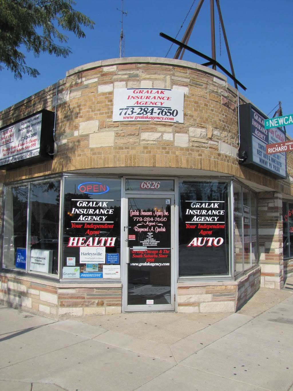 Raymond A Gralak InsuranAgency | restaurant | 6826 W Archer Ave, Chicago, IL 60638, USA | 7732847650 OR +1 773-284-7650