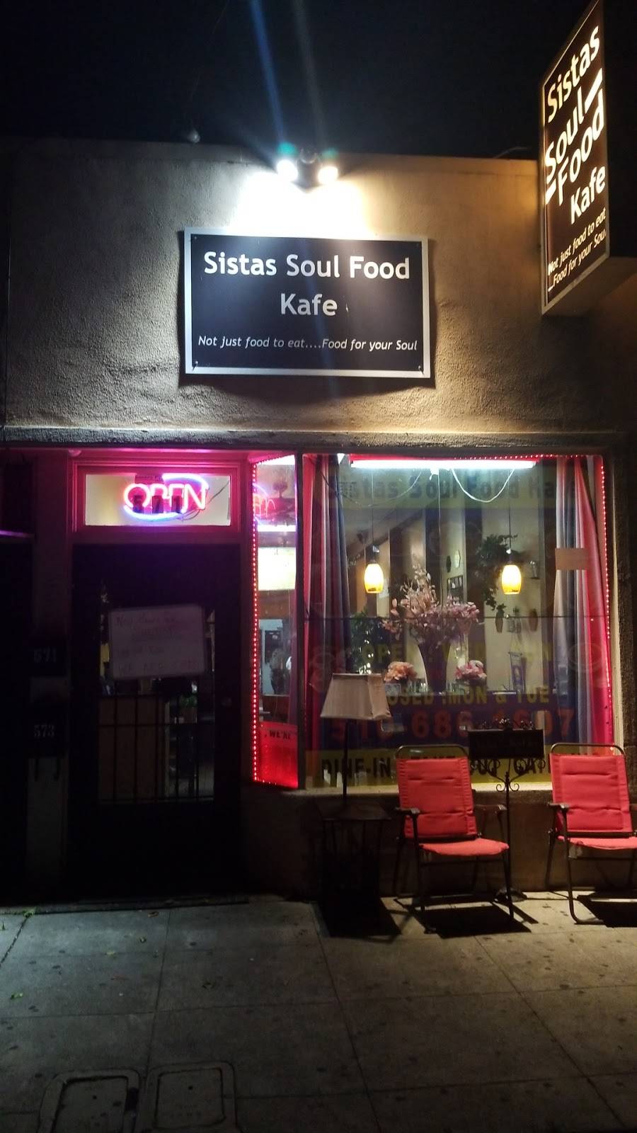 Sistas Soul Food Kafe | restaurant | 571 Bancroft Ave, San Leandro, CA 94577, USA | 5102282250 OR +1 510-228-2250