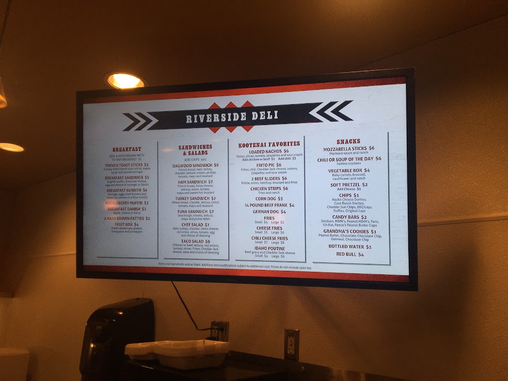 Riverside Deli | restaurant | 7171 Plaza St, Bonners Ferry, ID 83805, USA | 2082678511 OR +1 208-267-8511