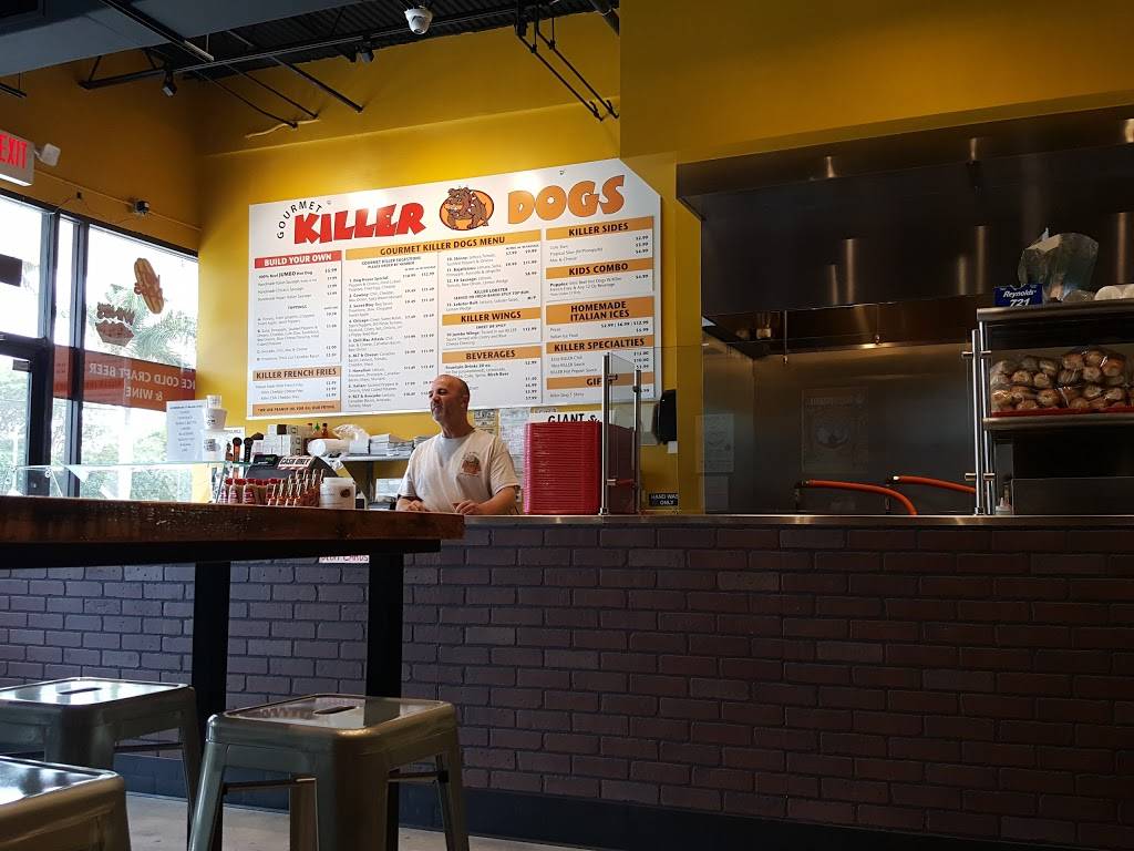 Gourmet Killer Dogs | restaurant | 4057 W Atlantic Ave, Delray Beach, FL 33445, USA | 9176563664 OR +1 917-656-3664