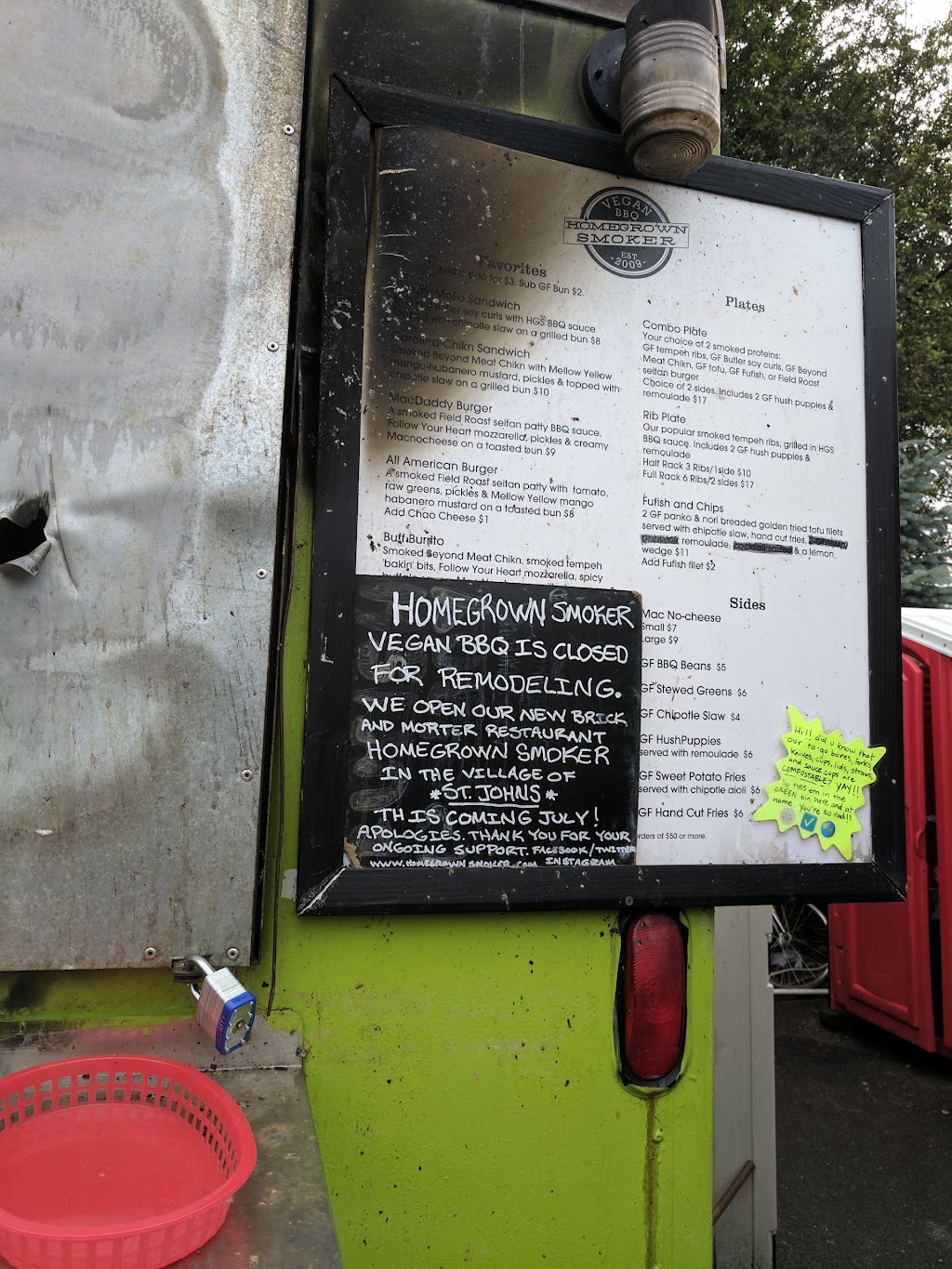 Homegrown Smoker Vegan BBQ | restaurant | 4237 N Mississippi Ave, Portland, OR 97217, USA | 5032773823 OR +1 503-277-3823