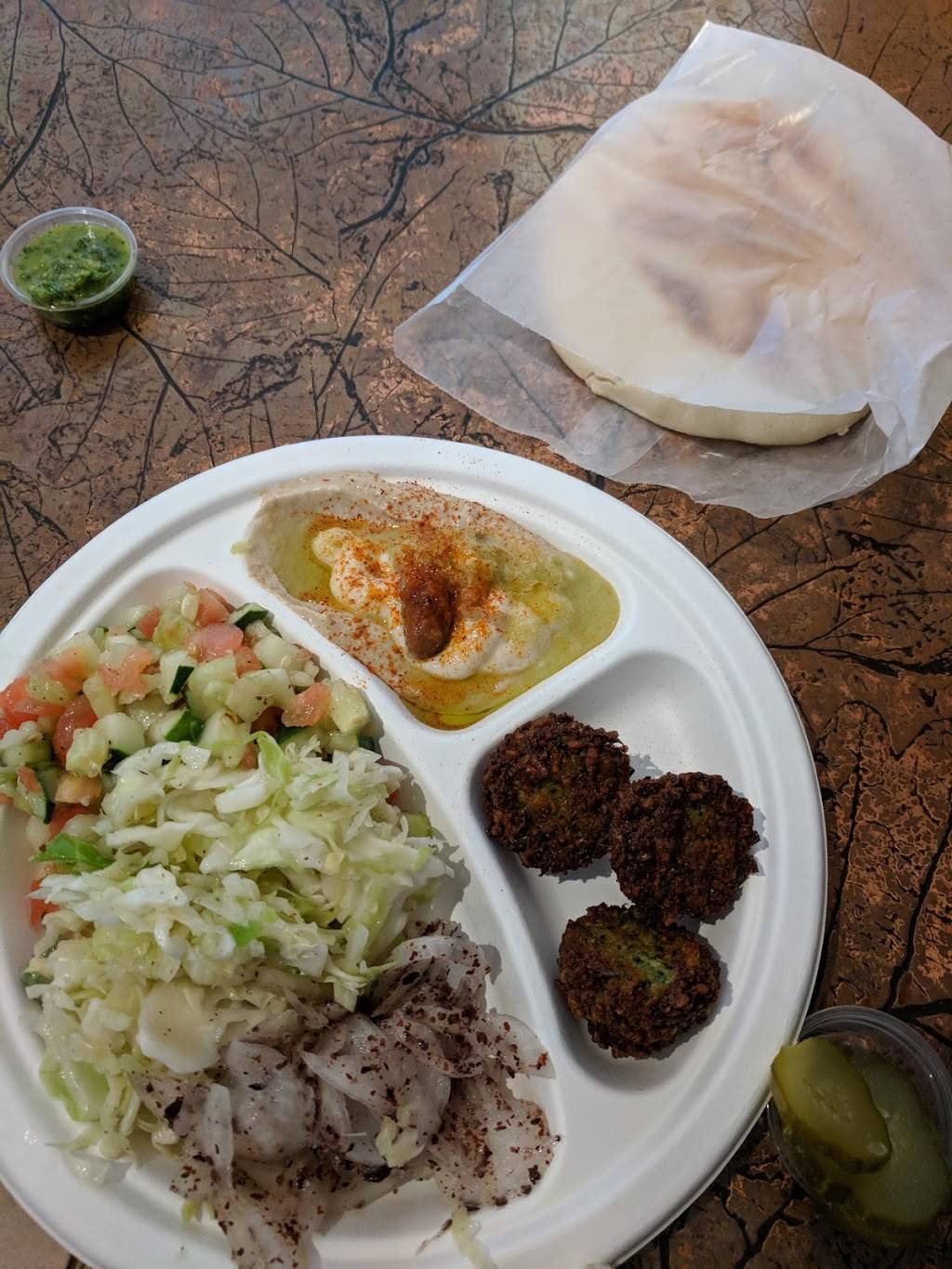 Abas Falafel | restaurant | 54 E Market St, Rhinebeck, NY 12572, USA | 8458762324 OR +1 845-876-2324