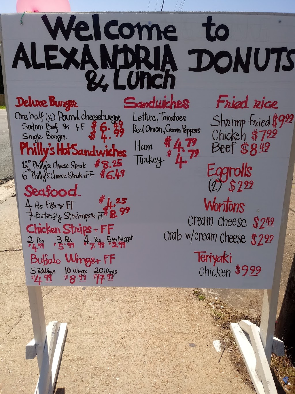 Alexandria Donuts | restaurant | 3806 3rd St, Alexandria, LA 71302, USA | 3187040601 OR +1 318-704-0601