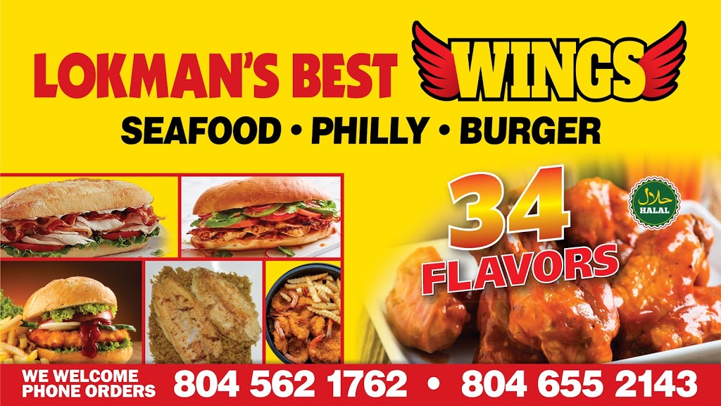 Lokman’s Best Wings | restaurant | 5308 Chamberlayne Rd, Richmond, VA 23227, USA | 8045621762 OR +1 804-562-1762