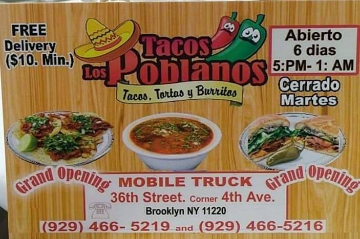 Los Poblanos | restaurant | 4 Avenue, 36th St, Brooklyn, NY 11232, USA | 9294665216 OR +1 929-466-5216