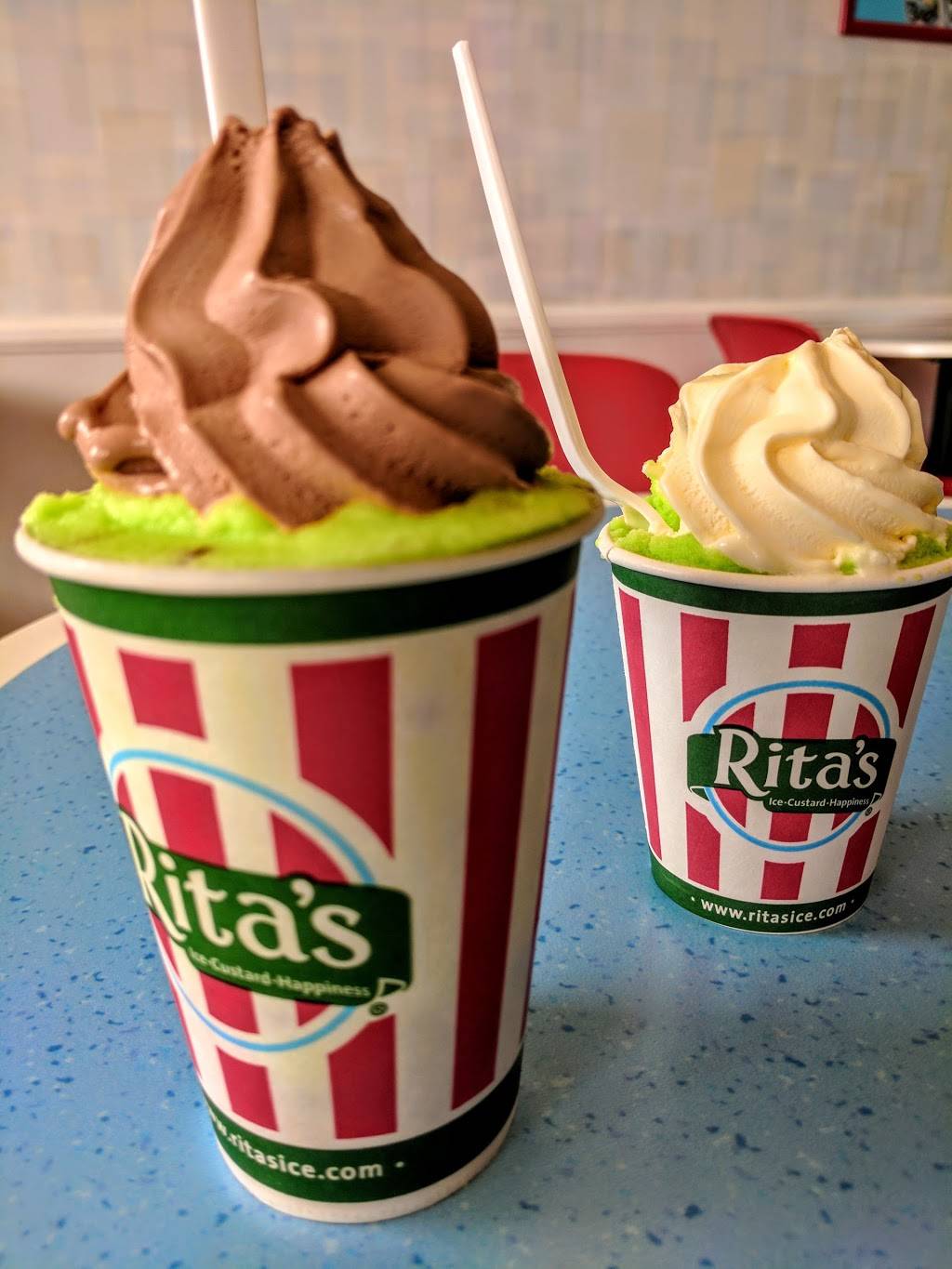 Ritas Italian Ice & Frozen Custard | restaurant | 345 Western Blvd, Jacksonville, NC 28546, USA | 9102191300 OR +1 910-219-1300