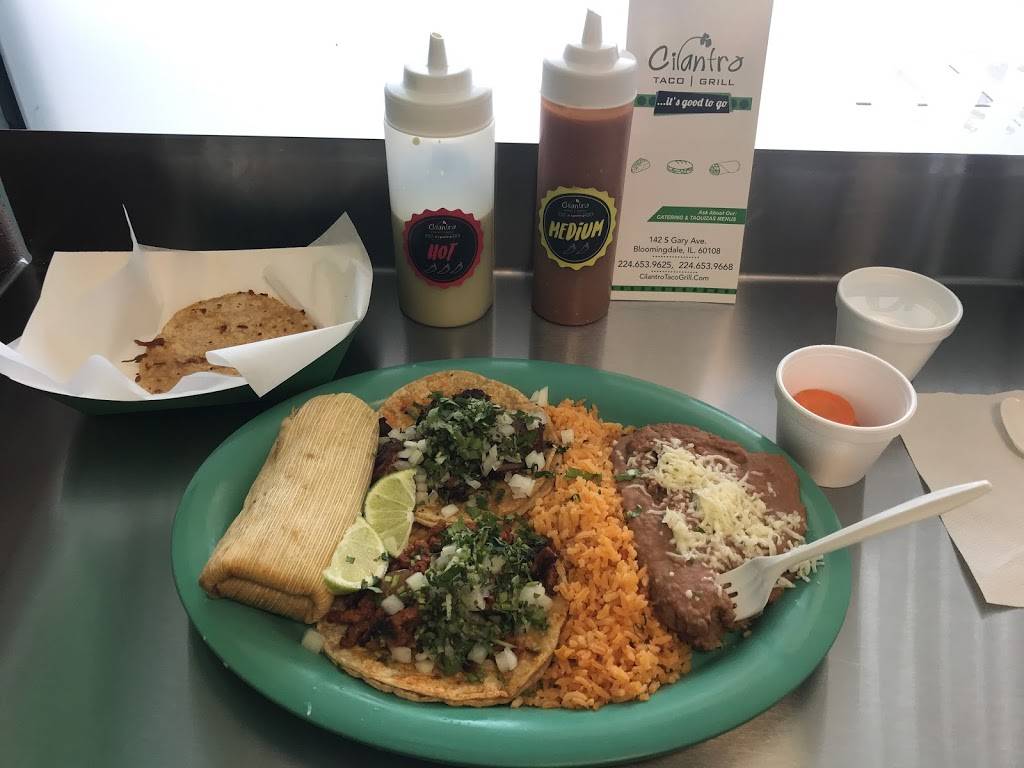 Cilantro Taco Grill | restaurant | 142 S Gary Ave, Bloomingdale, IL 60108, USA | 2246539668 OR +1 224-653-9668