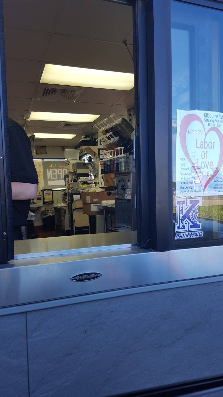 Sonic Drive-In | restaurant | 3325 Main St, Keokuk, IA 52632, USA | 3195241919 OR +1 319-524-1919