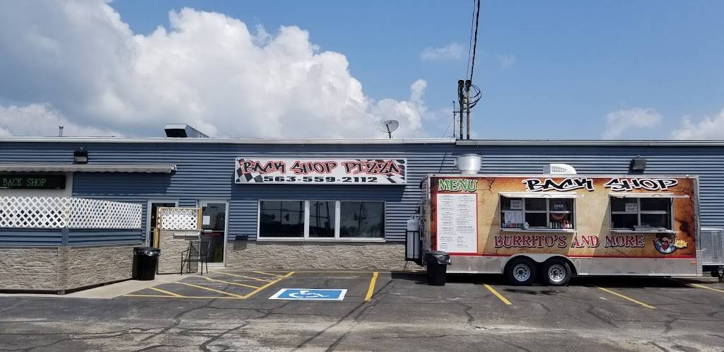 Back Shop Pizza, Burritos and More | restaurant | 2911 S 19th St, Clinton, IA 52732, USA | 5635592112 OR +1 563-559-2112
