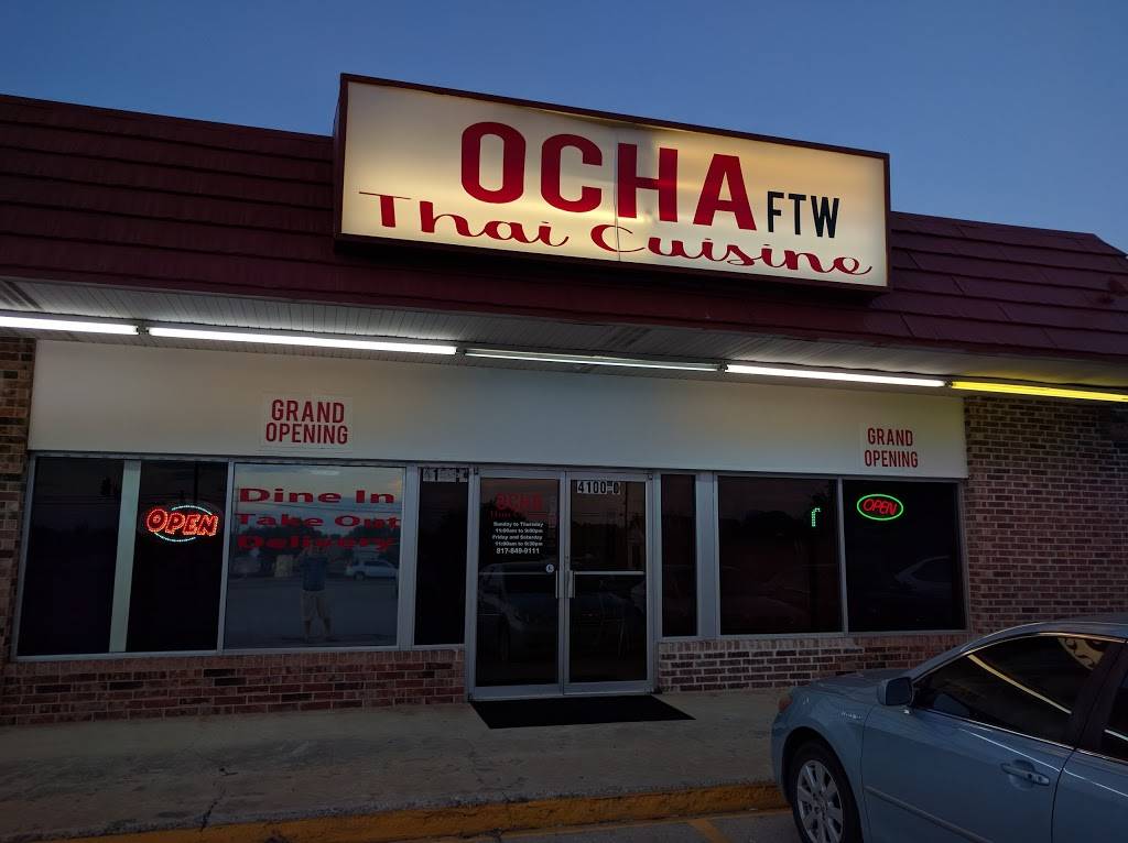 Ocha FTW Thai Cuisine | restaurant | 4100 Rufe Snow Dr Suite C, North Richland Hills, TX 76180, USA | 8178499111 OR +1 817-849-9111