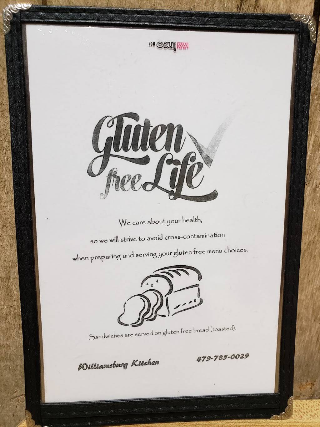 Williamsburg Kitchen | restaurant | 4120 Rogers Ave #8, Fort Smith, AR 72903, USA | 4797850029 OR +1 479-785-0029