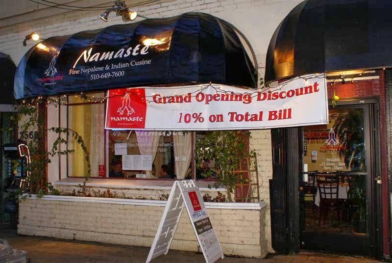 Namaste Restaurant | restaurant | 2566 Telegraph Ave, Berkeley, CA 94704, USA | 5106497600 OR +1 510-649-7600