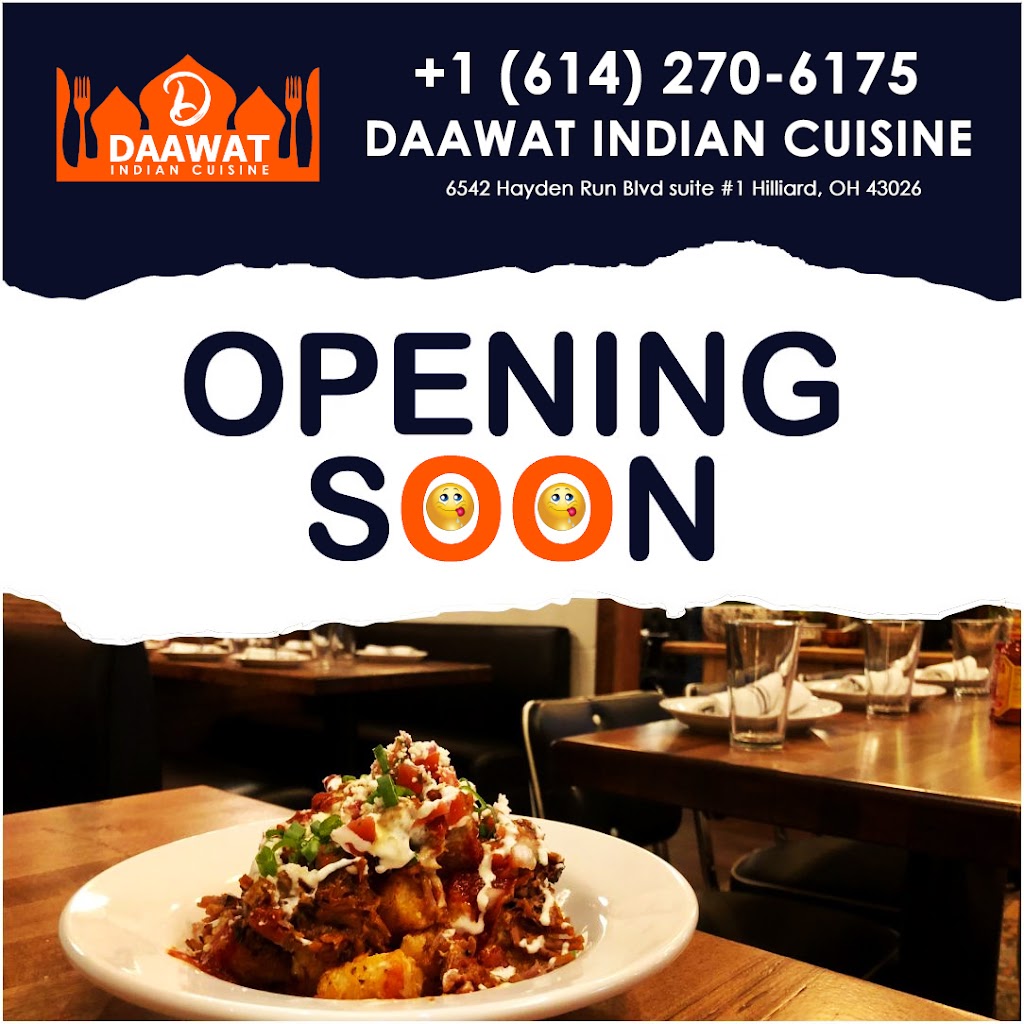 Daawat Indian Cuisine | restaurant | 6542 Hayden Run Rd suite 1, Hilliard, OH 43026, USA | 6143193785 OR +1 614-319-3785