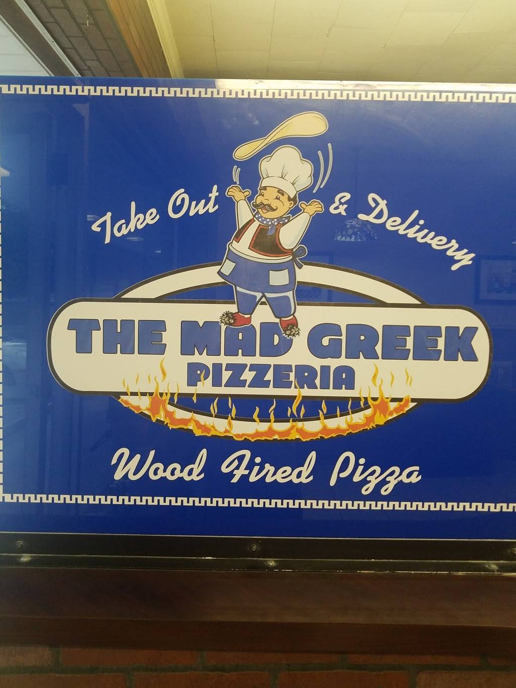 The Mad Greek Pizzeria | restaurant | 284 Main St S, Southbury, CT 06488, USA | 2032643080 OR +1 203-264-3080