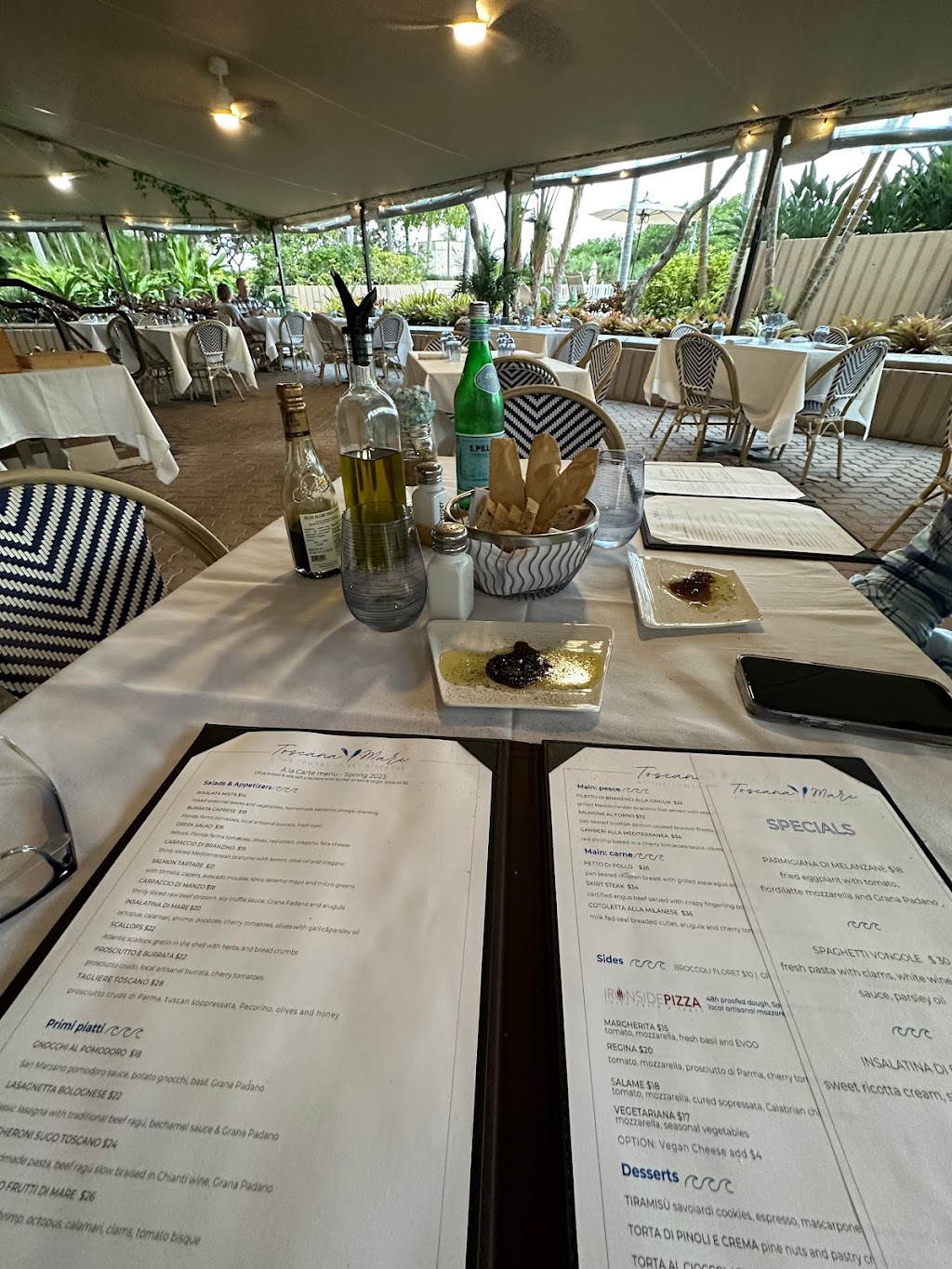 Toscana Mare | restaurant | 1121 Crandon Blvd, Key Biscayne, FL 33149, USA | 7864530974 OR +1 786-453-0974